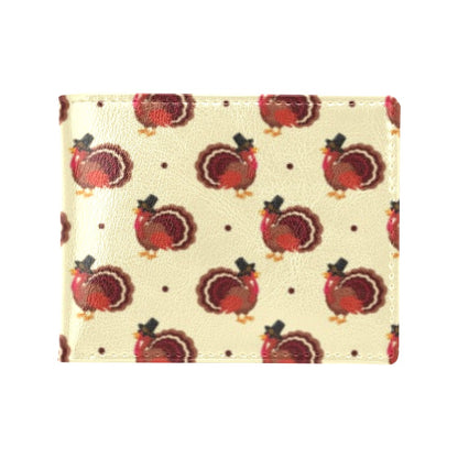 Thanksgiving Print Design LKS3010 Men's ID Card Wallet