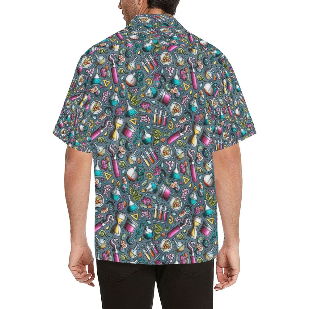 Science Print Design LKS304 Men's Hawaiian Shirt