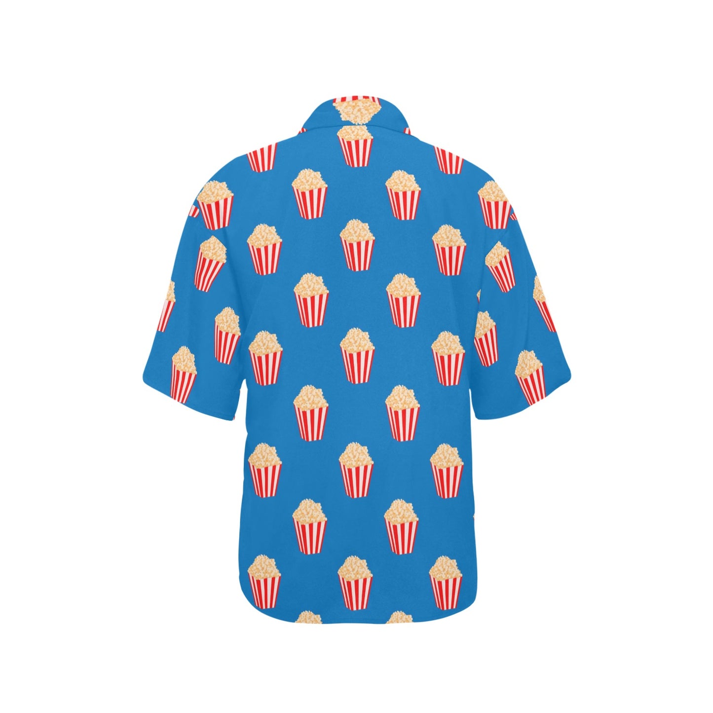 Popcorn Pattern Print Design A04 Women's Hawaiian Shirt