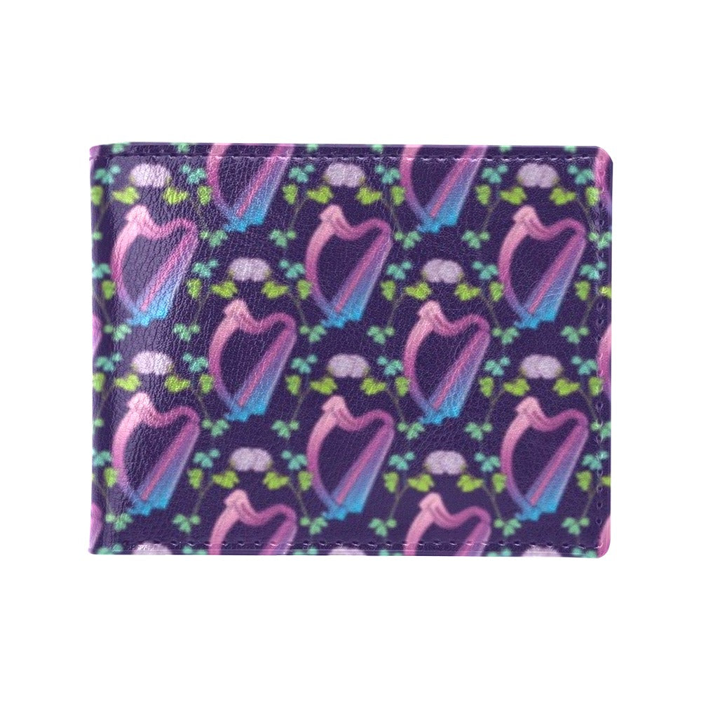 Harp Print Design LKS403 Men's ID Card Wallet