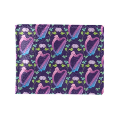 Harp Print Design LKS403 Men's ID Card Wallet