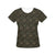 Skull Camo Style Print Design LKS308 Women's  T-shirt