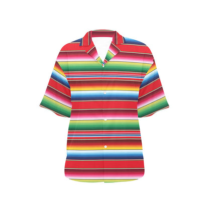 Serape Pattern Women's Hawaiian Shirt