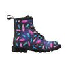 Feather Colorful Boho Design Print Women's Boots