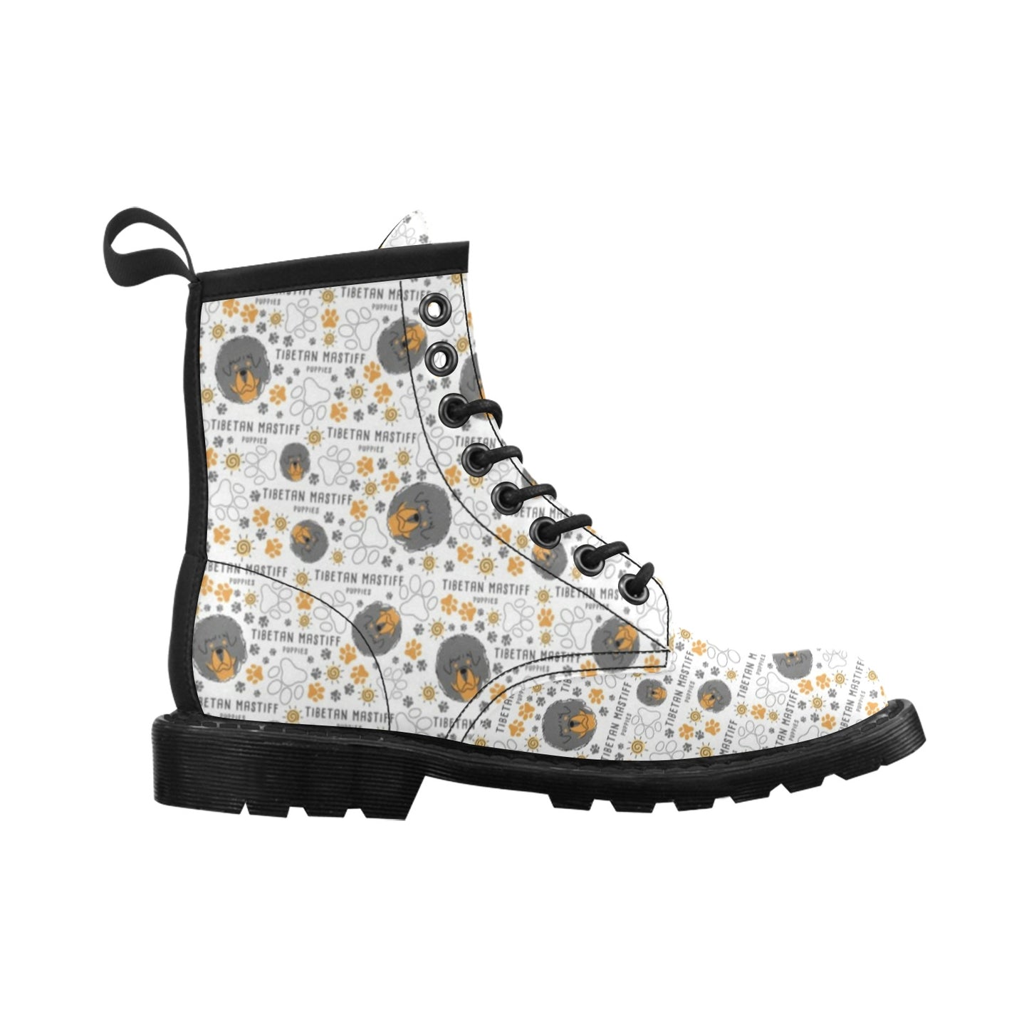 Tibetan Mastiffs Print Design LKS302 Women's Boots