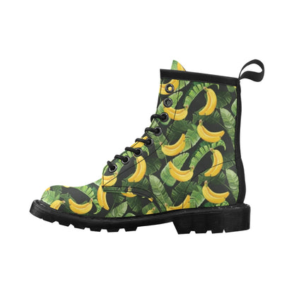 Banana Pattern Print Design BA01 Women's Boots