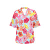 Hibiscus Pattern Print Design HB020 Women's Hawaiian Shirt