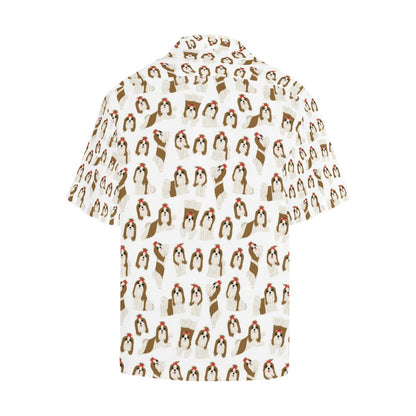 Shih Tzu Print Design LKS302 Men's Hawaiian Shirt