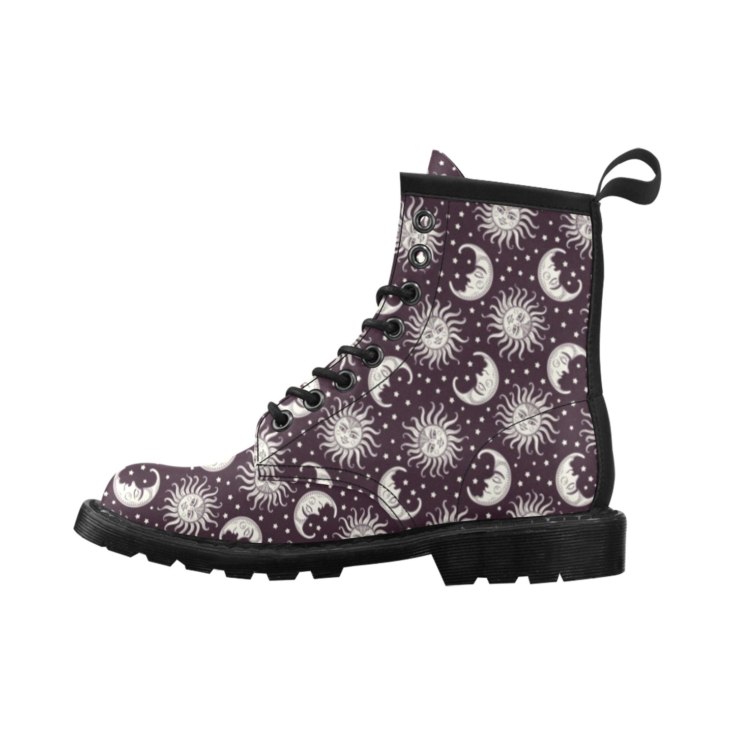 Sun Moon Face Women's Boots