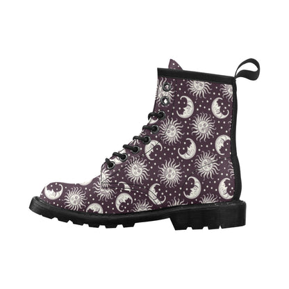 Sun Moon Face Women's Boots
