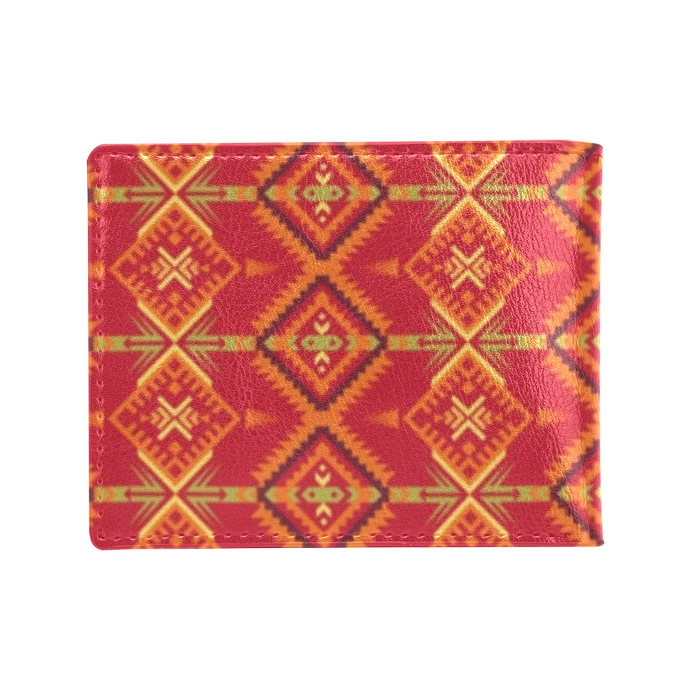 Southwest Pattern Print Design LKS305 Men's ID Card Wallet