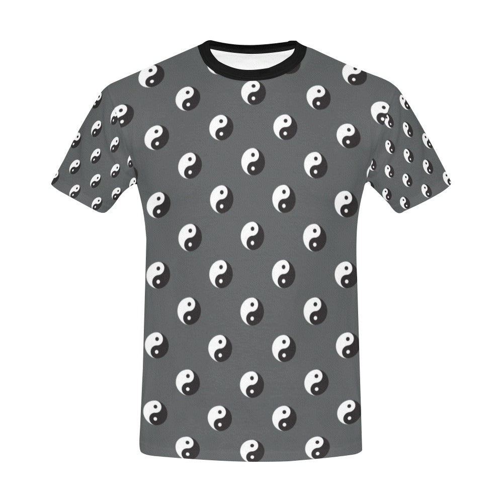 Yin Yang Print Design LKS303 Men's All Over Print T-shirt