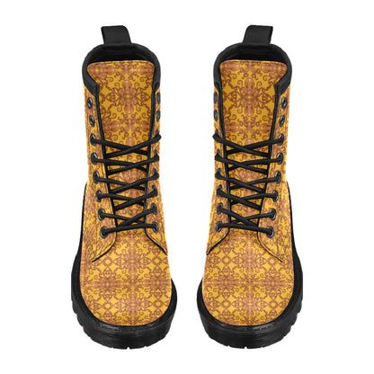 Octopus Background Design Print Women's Boots