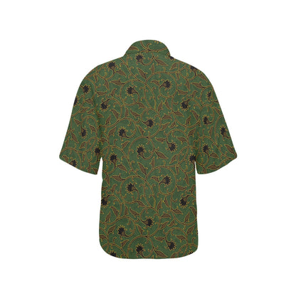 Brocade Pattern Print Design 02 Women's Hawaiian Shirt