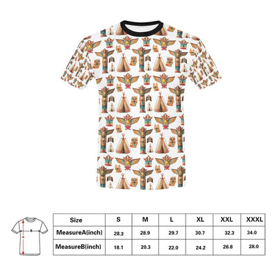 Totem Native Print Design LKS303 Men's All Over Print T-shirt