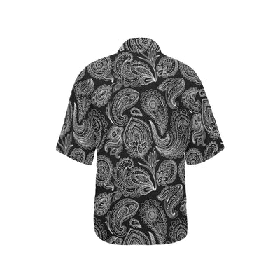 Paisley Pattern Print Design A04 Women's Hawaiian Shirt