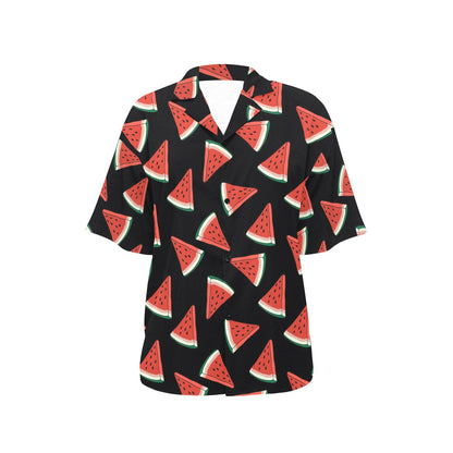 Watermelon Pattern Print Design WM01 Women's Hawaiian Shirt