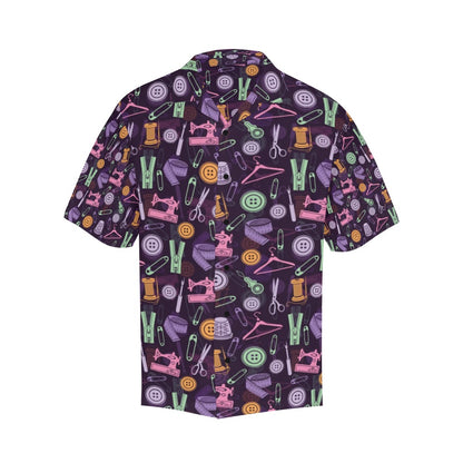 Sewing Equipment Print Design LKS306 Men's Hawaiian Shirt