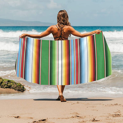 Serape Print Design LKS302 Beach Towel 32" x 71"