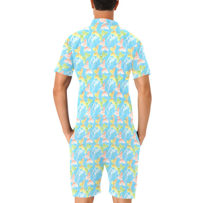 Butterfly Pattern Print Design 05 Men's Romper