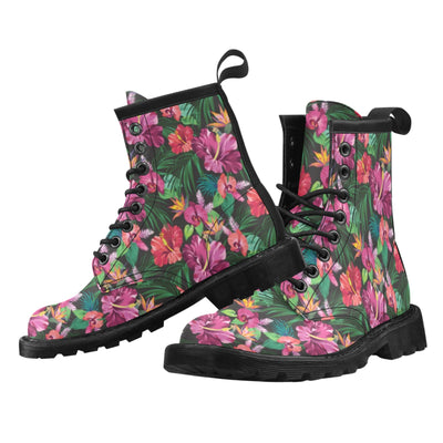 Hawaiian Flower Hibiscus tropical Women's Boots