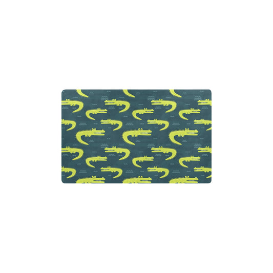 Alligator Pattern Print Design 03 Kitchen Mat