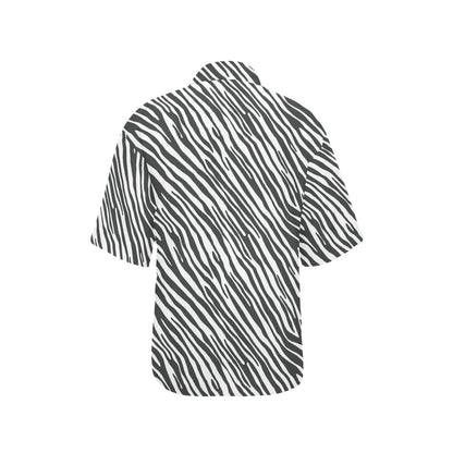 Zebra Classic Print Design LKS302 Women's Hawaiian Shirt