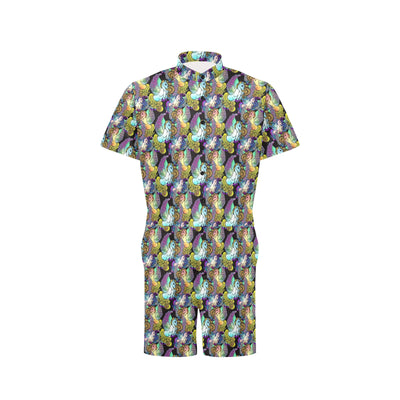 Unicorn With Wings Print Pattern Men's Romper