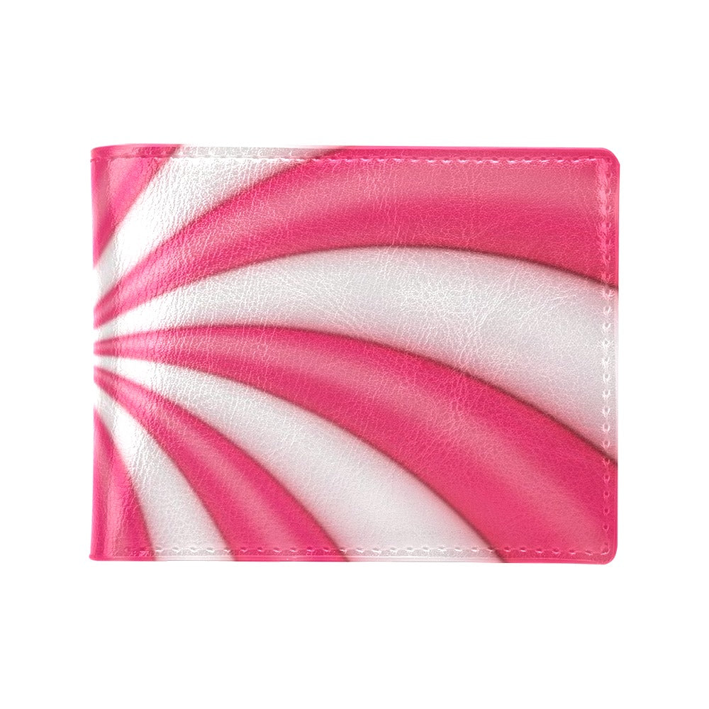 Vortex Twist Swirl Candy Print Men's ID Card Wallet