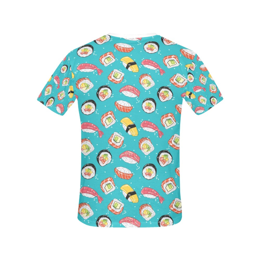 Sushi Print Design LKS305 Women's  T-shirt