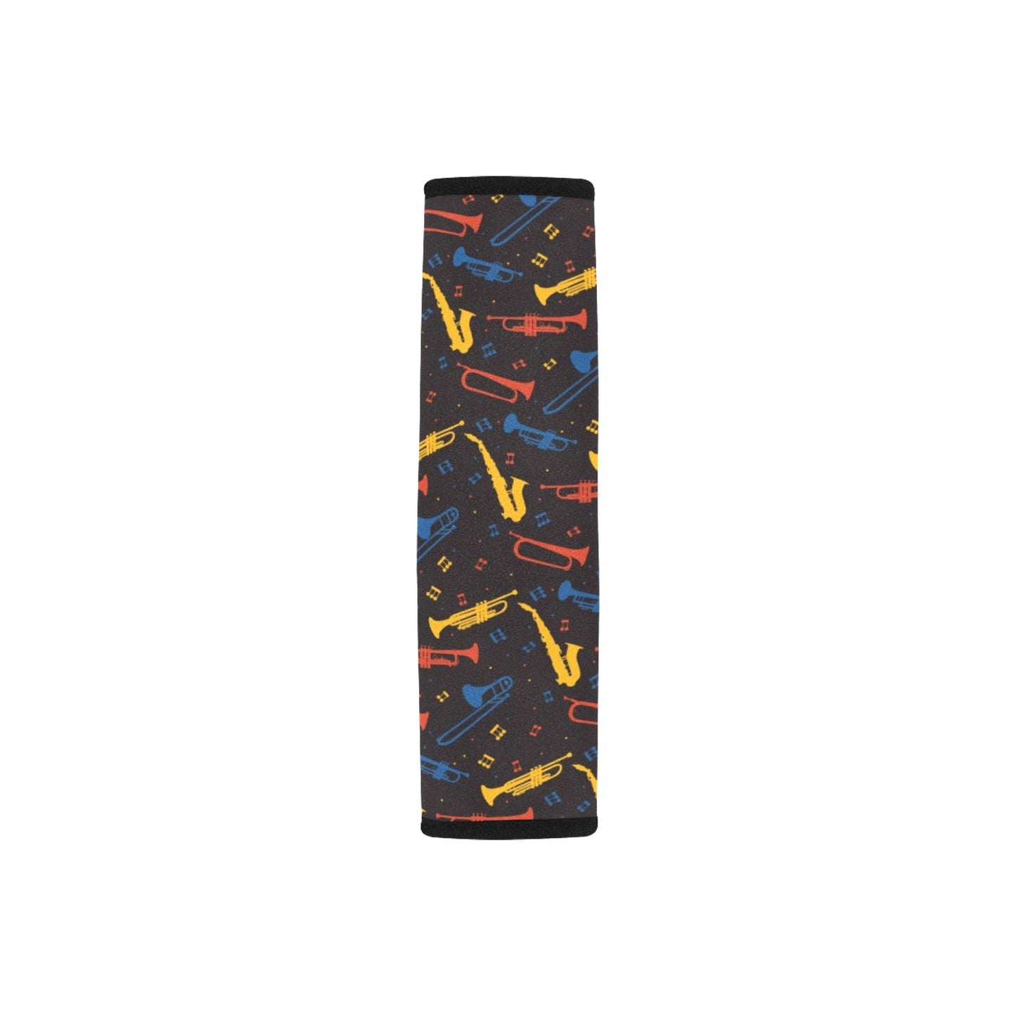 Saxophone Print Design LKS407 Car Seat Belt Cover