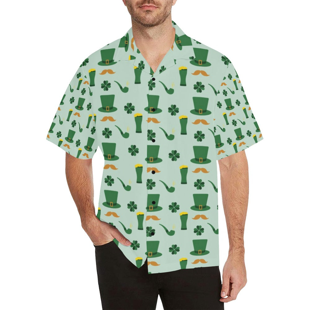 St Patricks Day Print Design LKS304 Men's Hawaiian Shirt