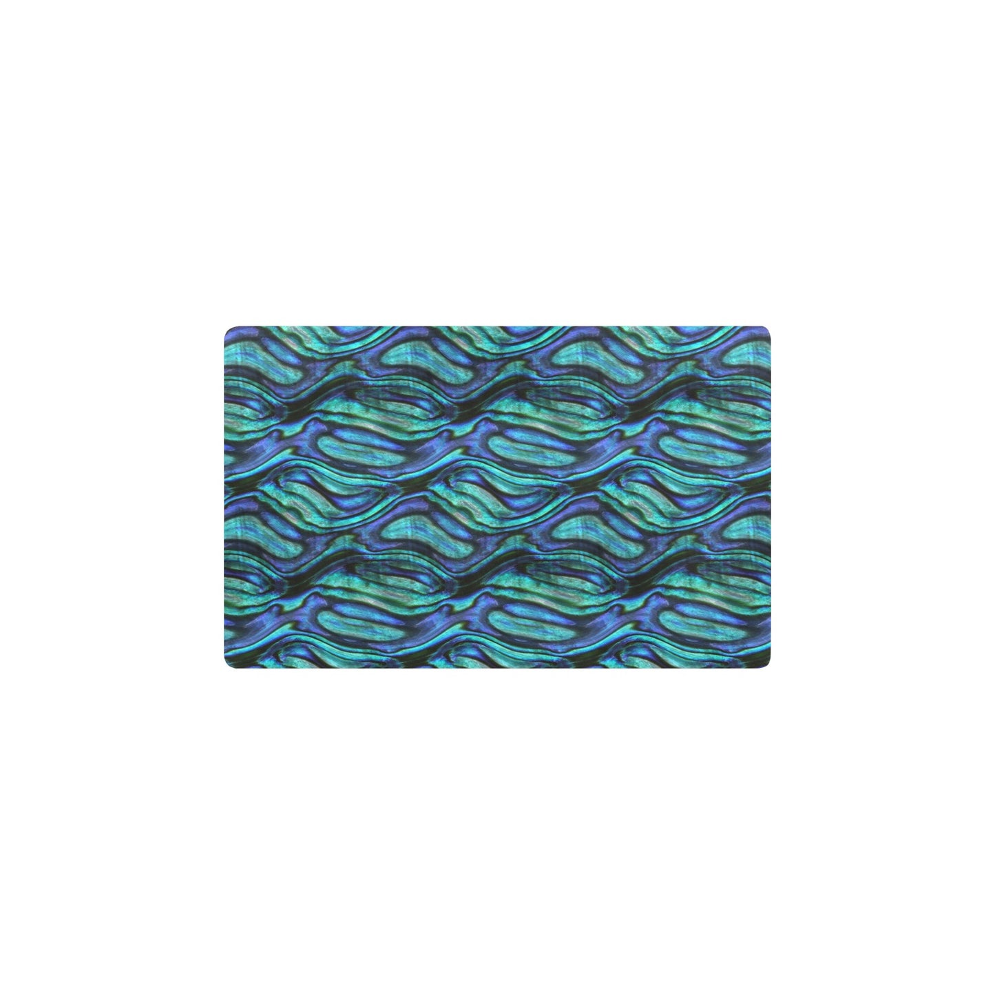 Abalone Pattern Print Design 02 Kitchen Mat