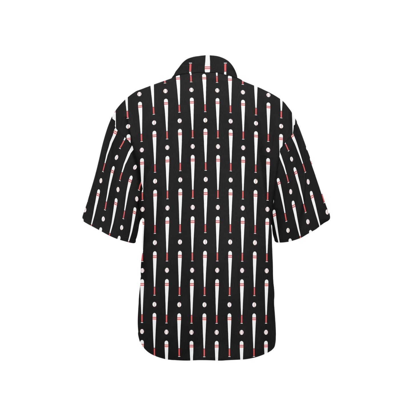 Baseball Pattern Print Design 03 Women's Hawaiian Shirt