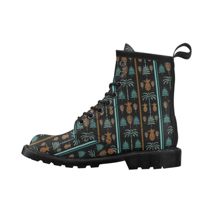 Hawaiian Themed Pattern Print Design H023 Women's Boots
