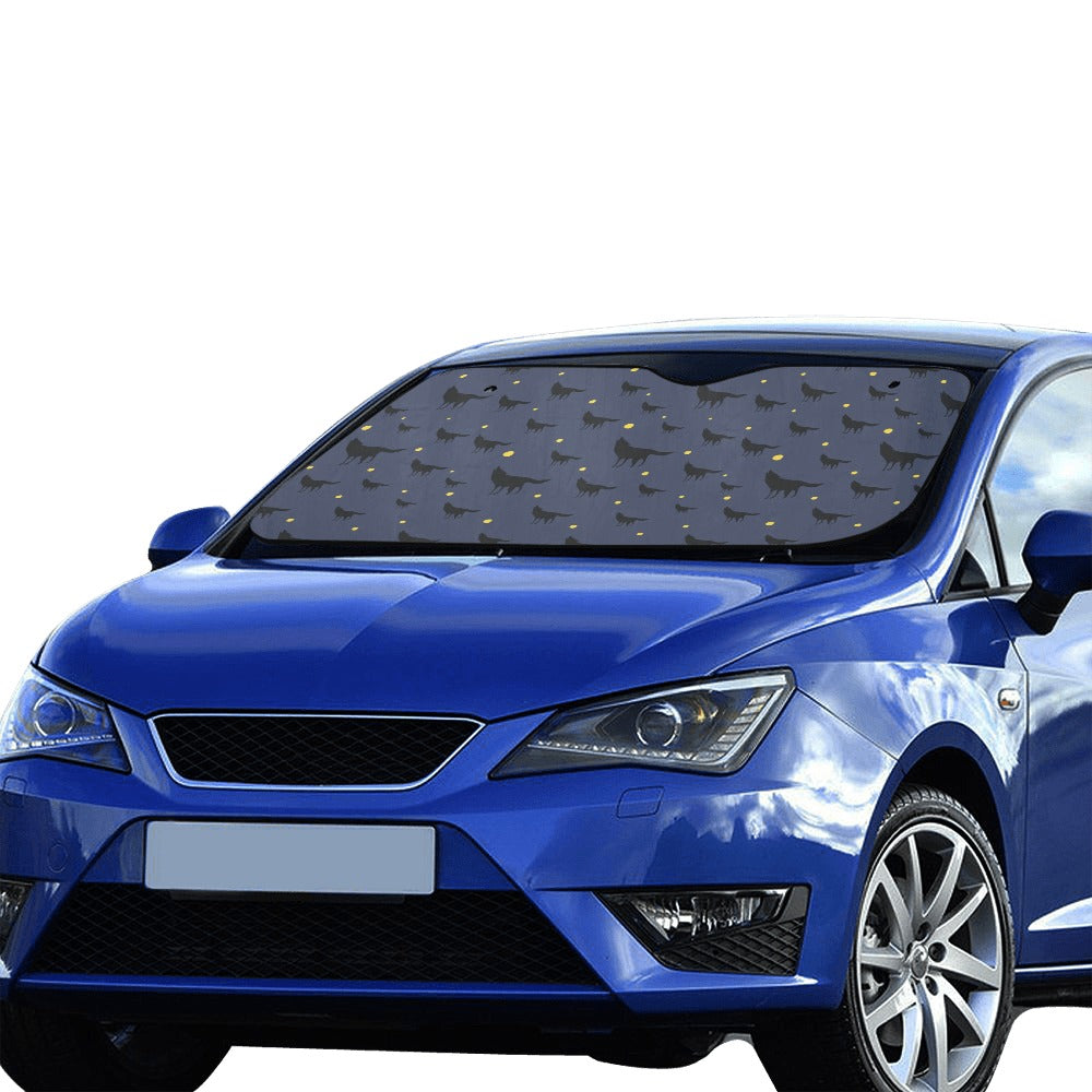 Wolf Print Design LKS301 Car front Windshield Sun Shade