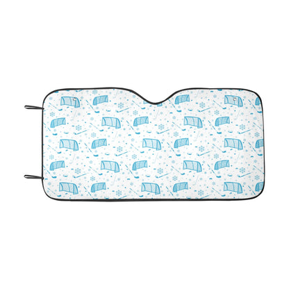Hockey Print Design LKS303 Car front Windshield Sun Shade
