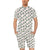 Aloha Beach Pattern Design Themed Print Men's Romper