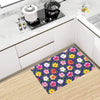 Hibiscus Colorful Print Design LKS301 Kitchen Mat