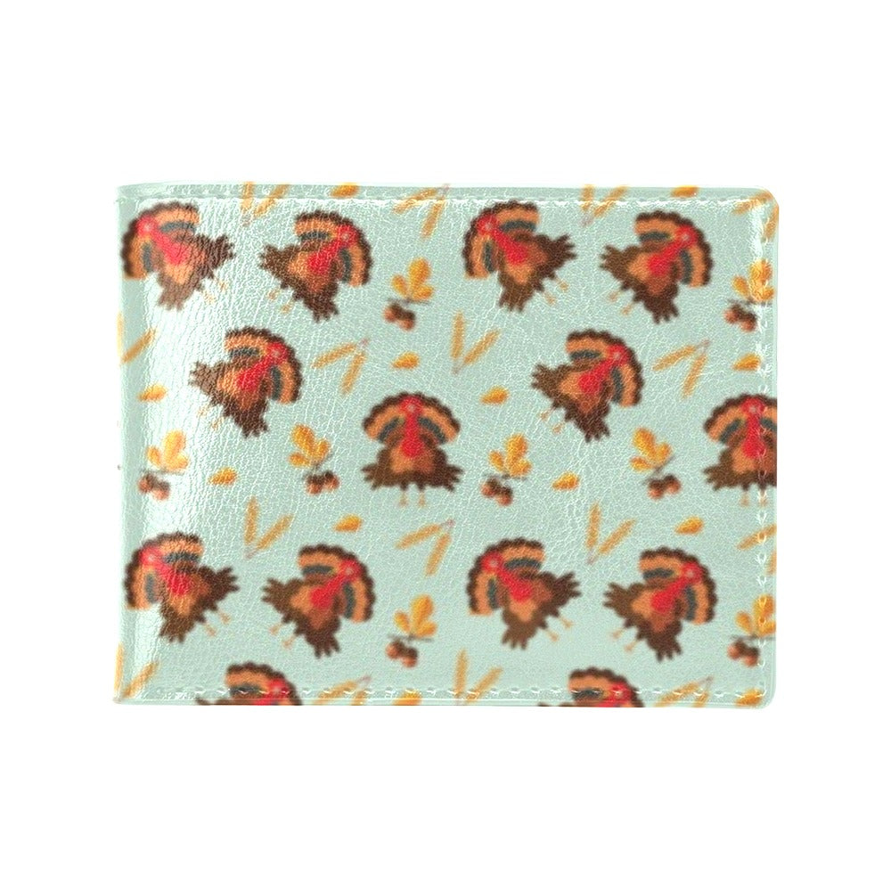 Thanksgiving Print Design LKS309 Men's ID Card Wallet