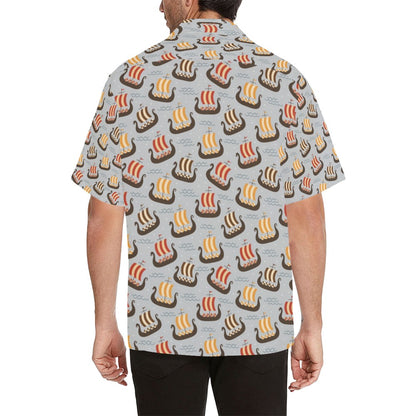 Vikings Print Design LKS308 Men's Hawaiian Shirt