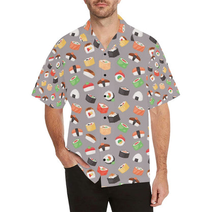 Sushi Print Design LKS307 Men's Hawaiian Shirt