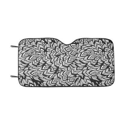 Tribal Pattern Print Design LKS302 Car front Windshield Sun Shade