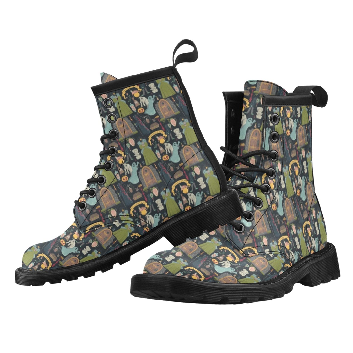 Creepy Halloween Print Design LKS304 Women's Boots