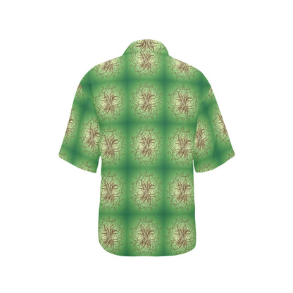 Celtic Pattern Print Design 05 Women's Hawaiian Shirt