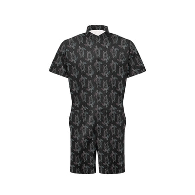 Sea Turtle Print Design LKS3012 Men's Romper