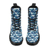 Ocean Wave Pattern Print Women's Boots