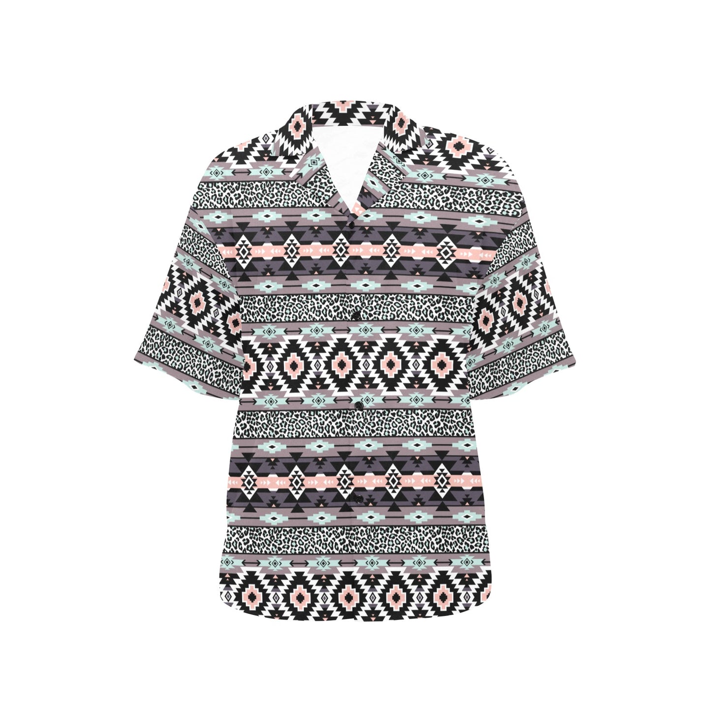 Safari Pattern Print Design LKS302 Women's Hawaiian Shirt