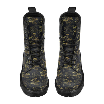Tiger Japan Style Print Design LKS305 Women's Boots