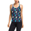 Sea Turtle Print Design LKS306 Women's Racerback Tank Top